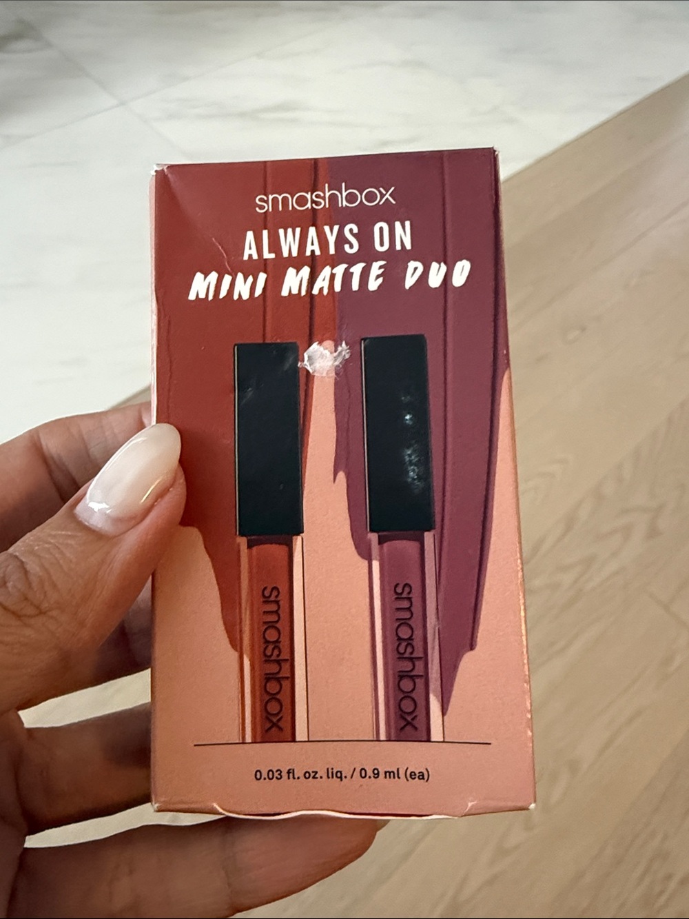 Smashbox Mini Matte Liquid Lipstick Duo — Dusty Rose & Warm Nude